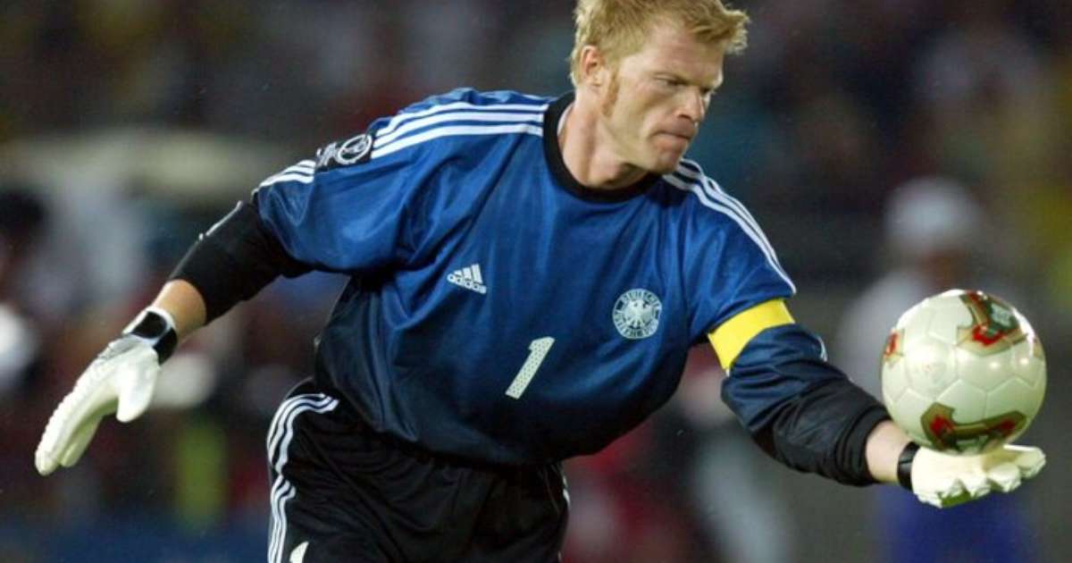Oliver Kahn durante a Copa do Mundo de 2002