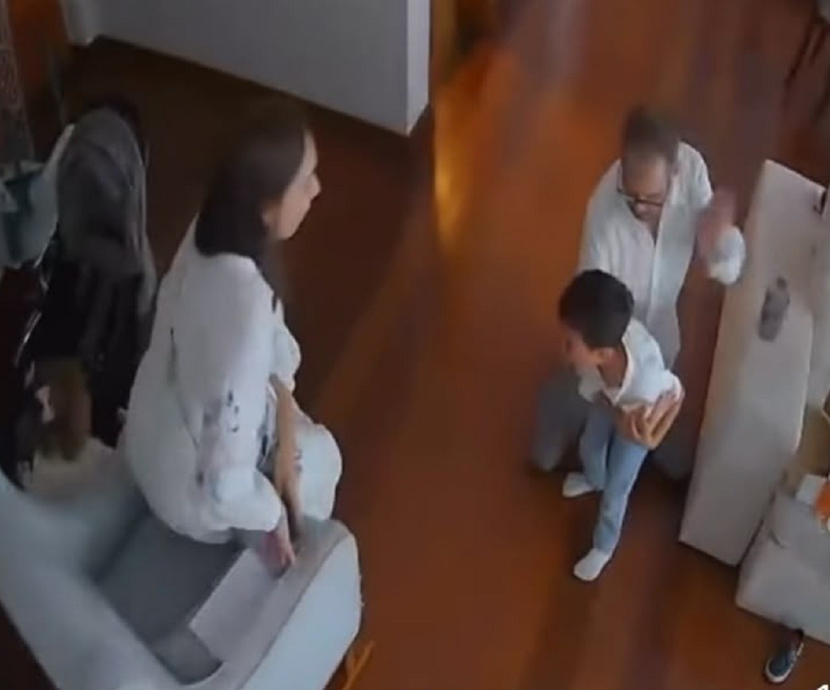 Médico socorre filho após engasgo em casa