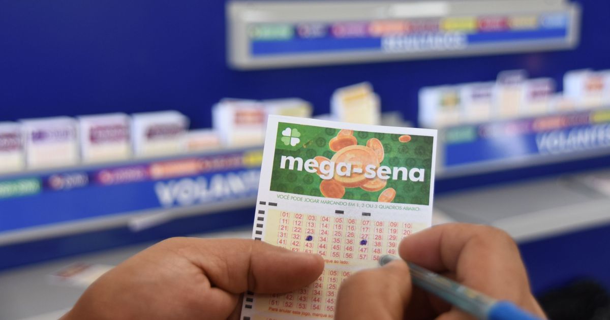 Volantes da Mega-Sena em lotérica