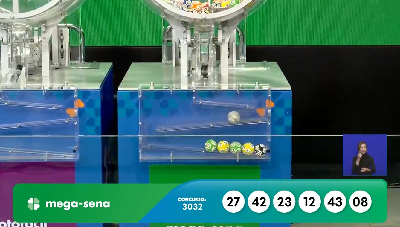 Resultado do concurso 3032 da Mega-Sena