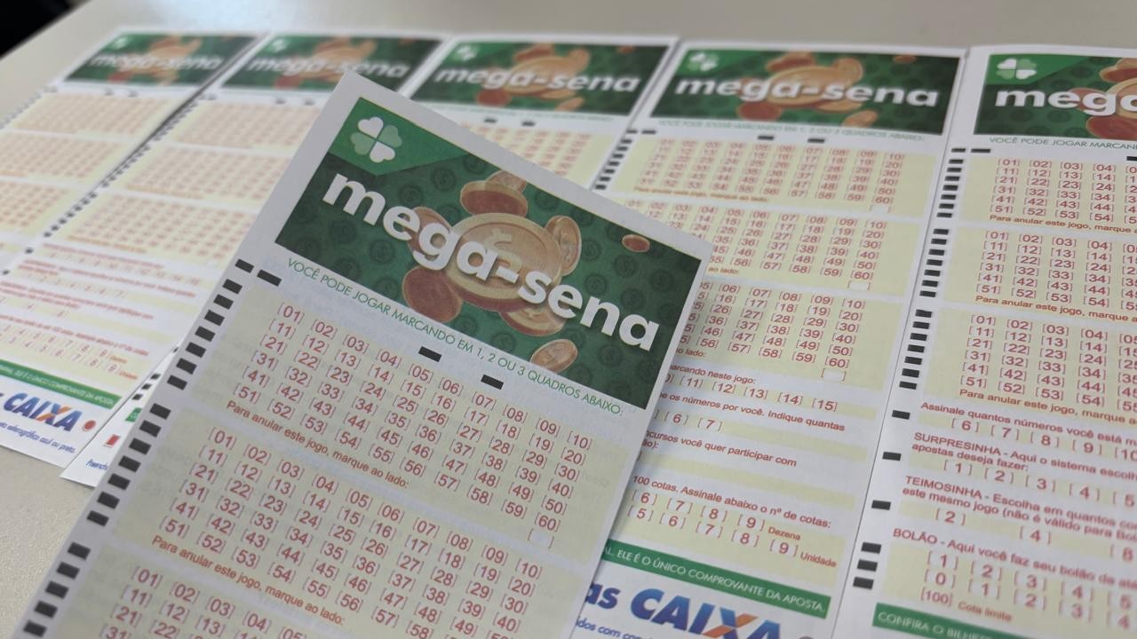 Bilhete de aposta da Mega-Sena