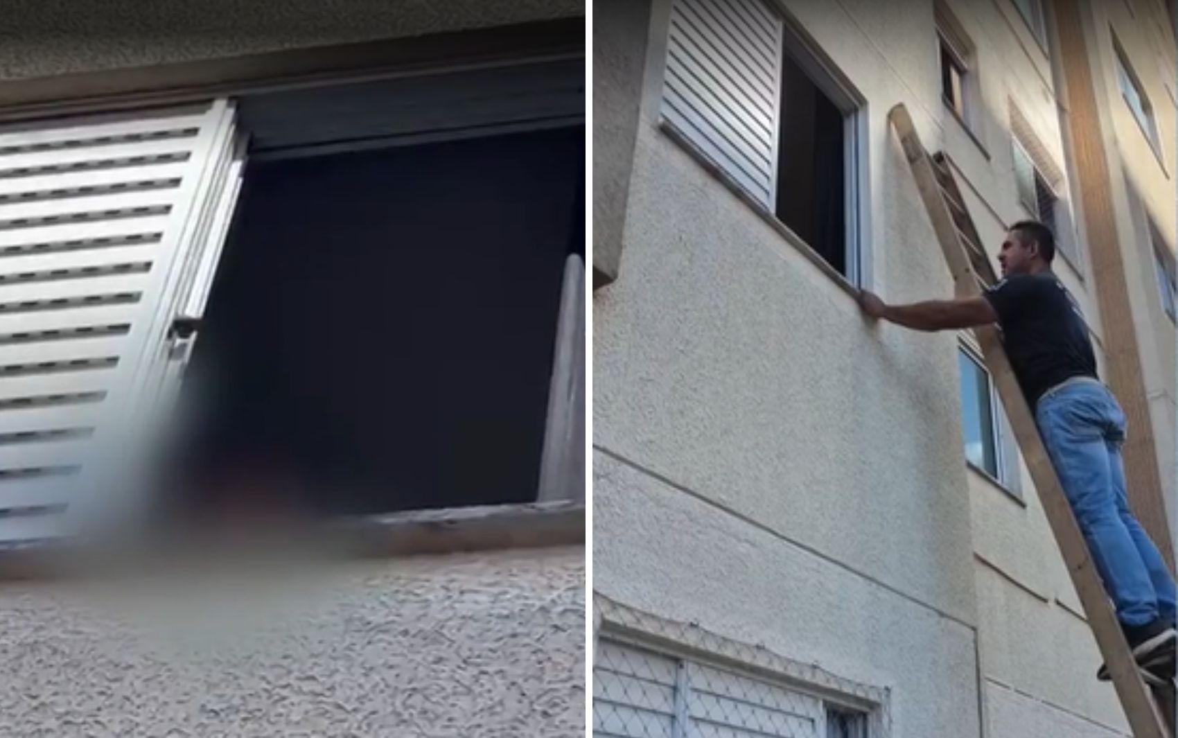 Menino de 10 anos conversa pela janela de apartamento em Goiânia