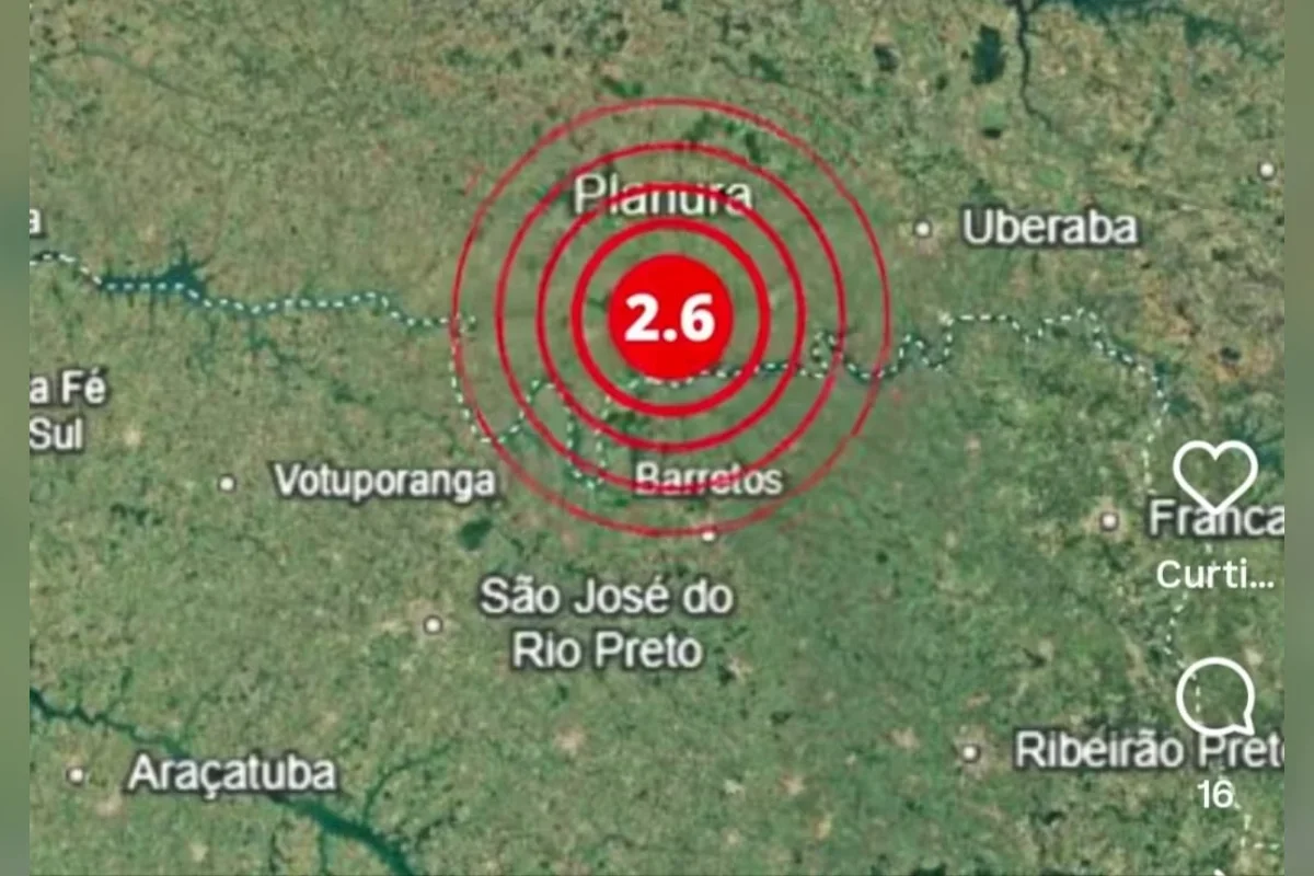 Área urbana em Minas Gerais