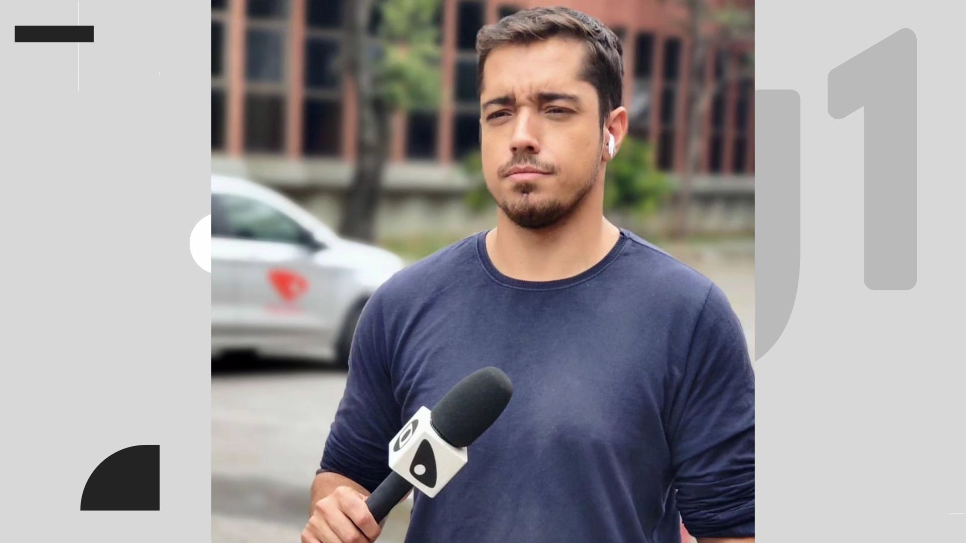 Jornalista Caíque Verli, da TV Gazeta, no Espírito Santo