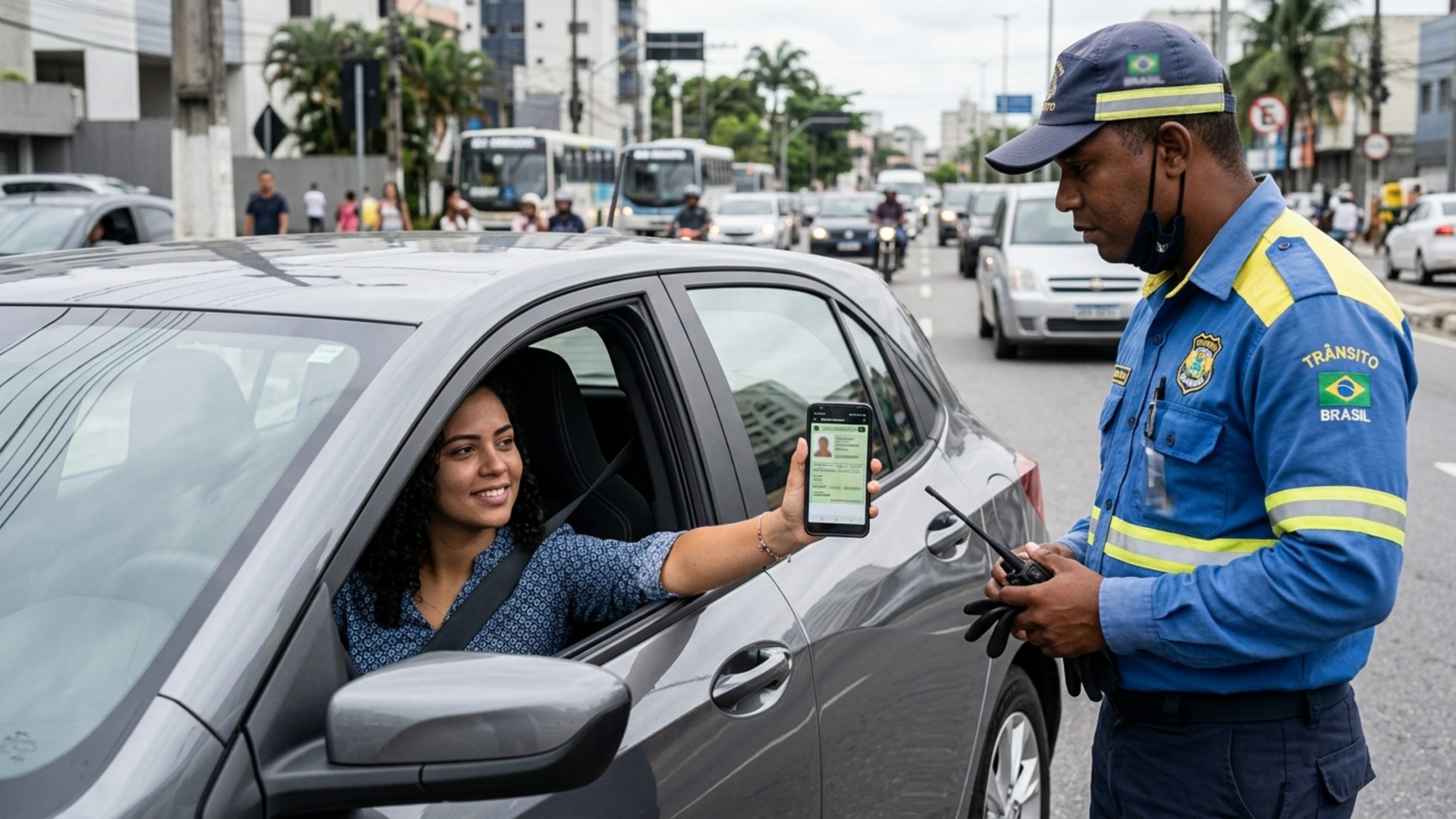 CNH Digital no aplicativo oficial de trânsito