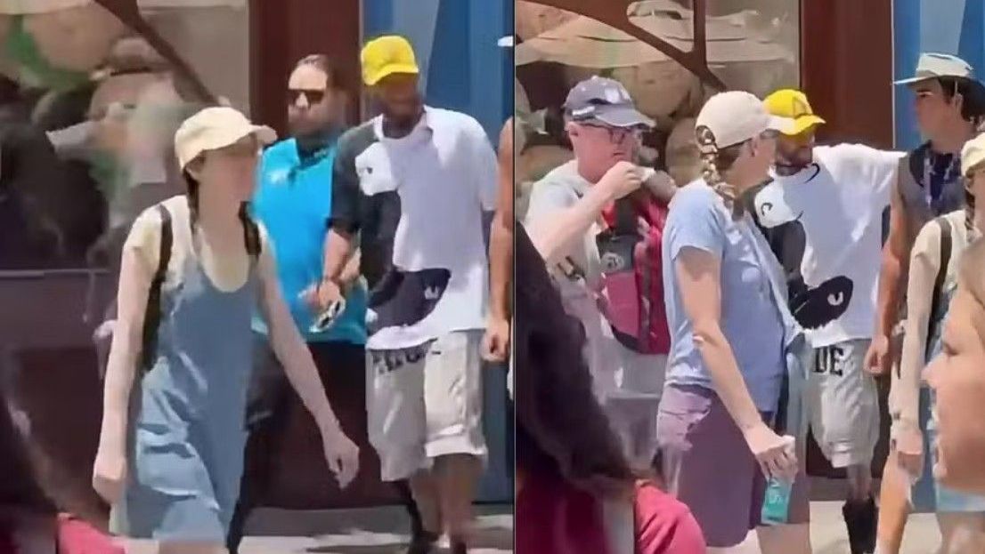 Neymar em parque temático em Orlando