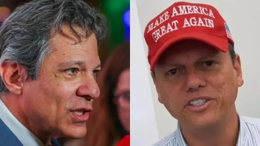 Fernando Haddad e Tarcísio de Freitas