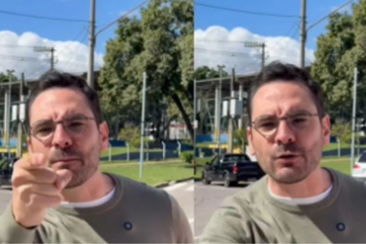Thomaz Henrique em vídeo publicado nas redes sociais