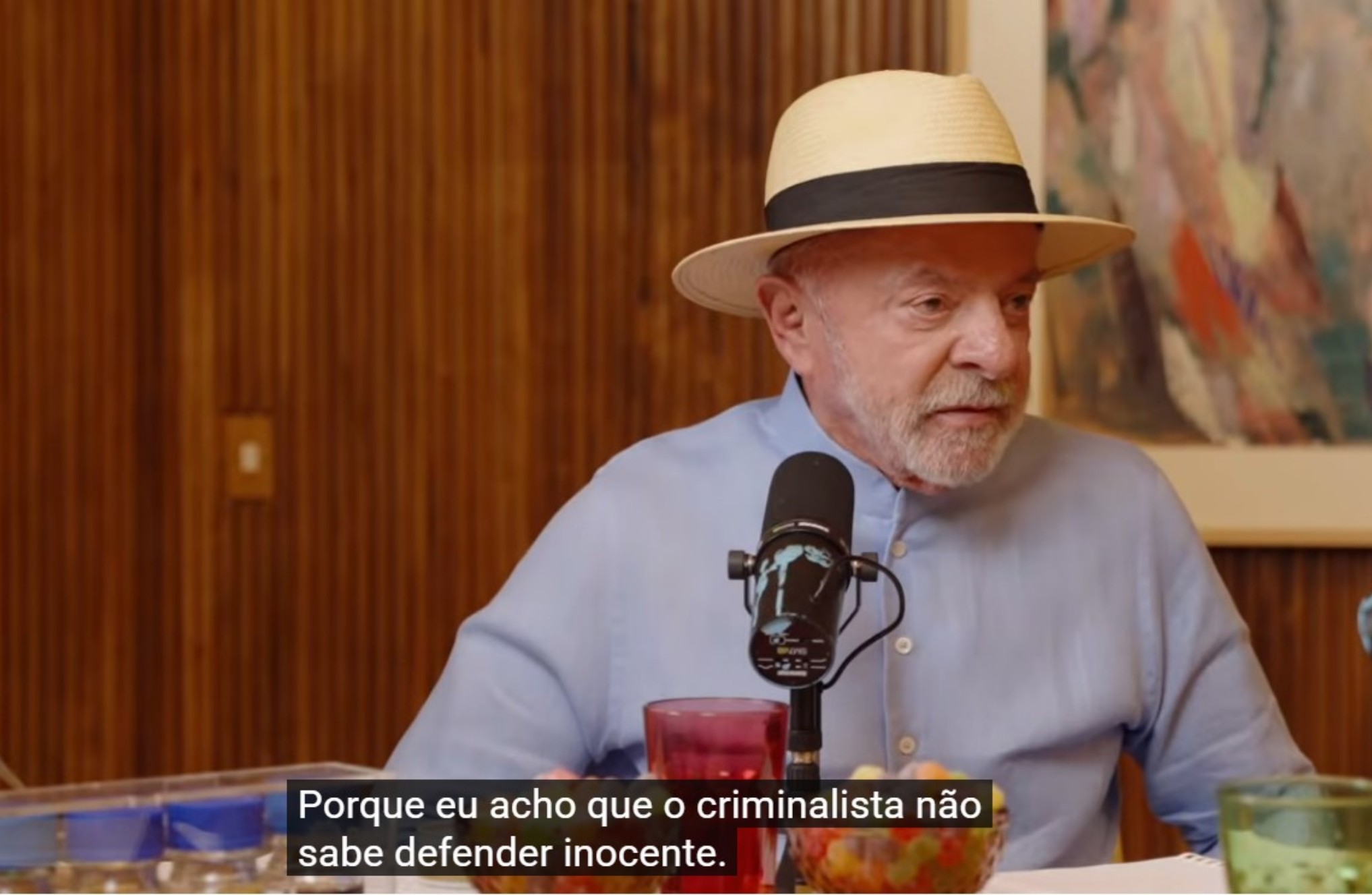 Lula em entrevista ao podcast Inteligência Ltda.