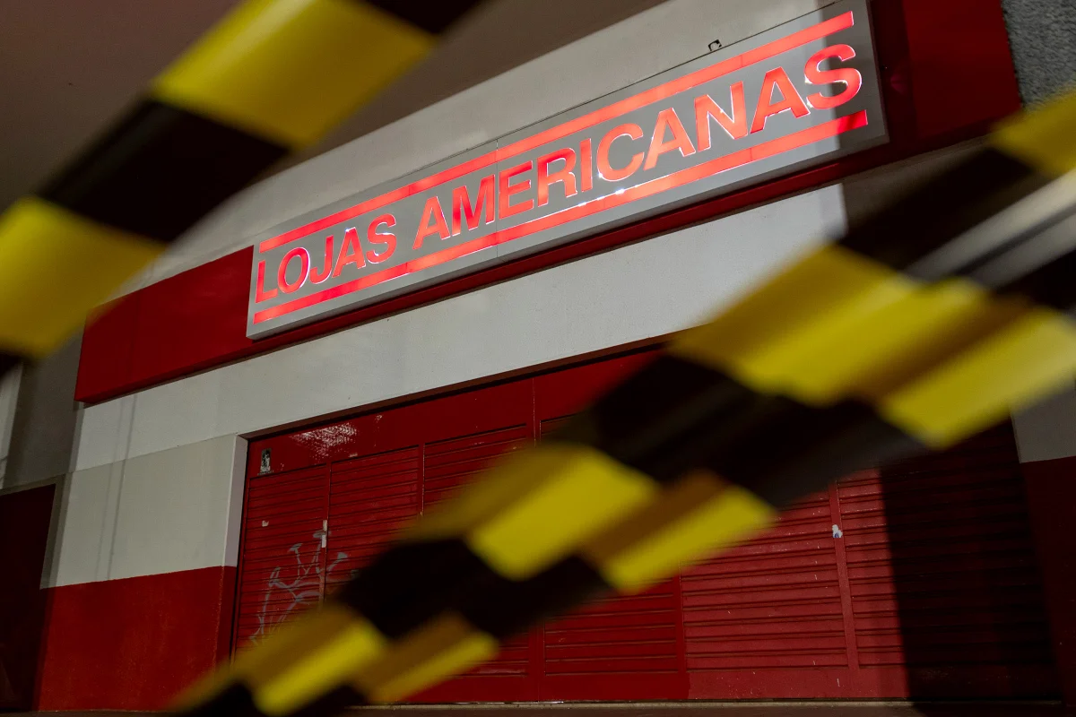 Fachada de loja Americanas
