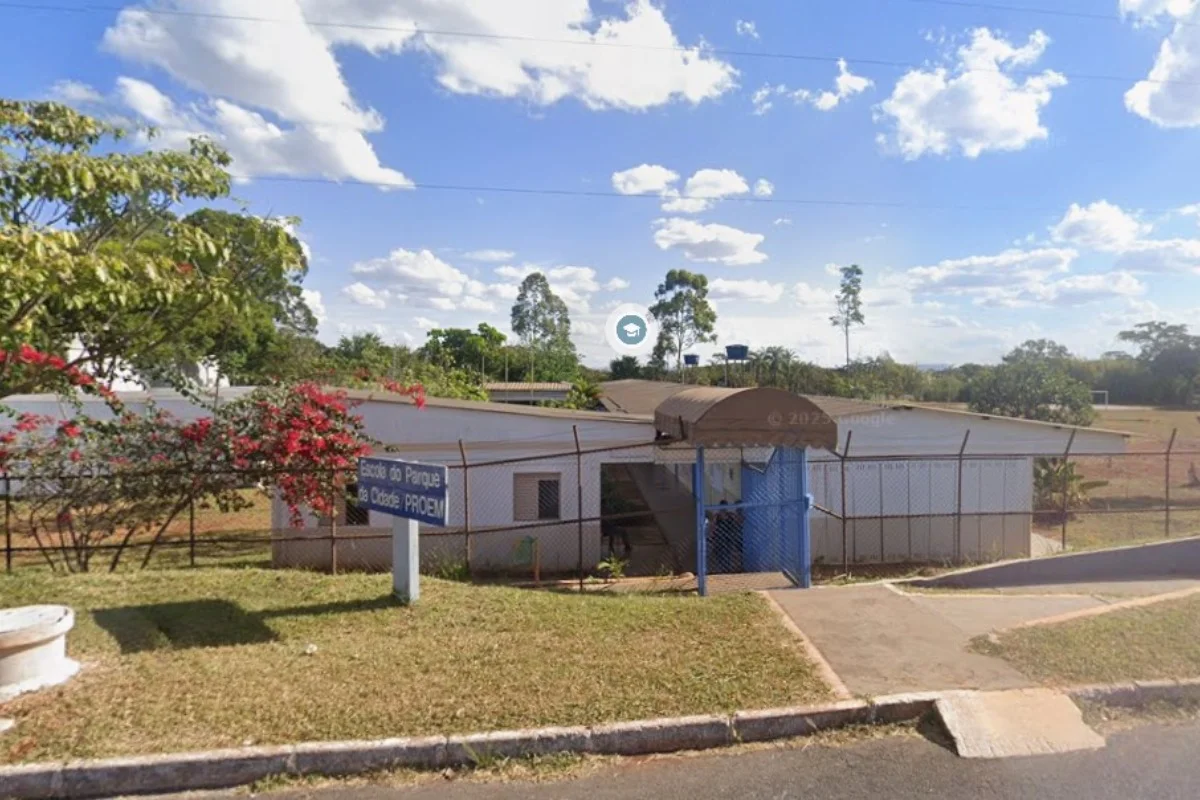 Fachada da Escola Parque da Cidade no Distrito Federal