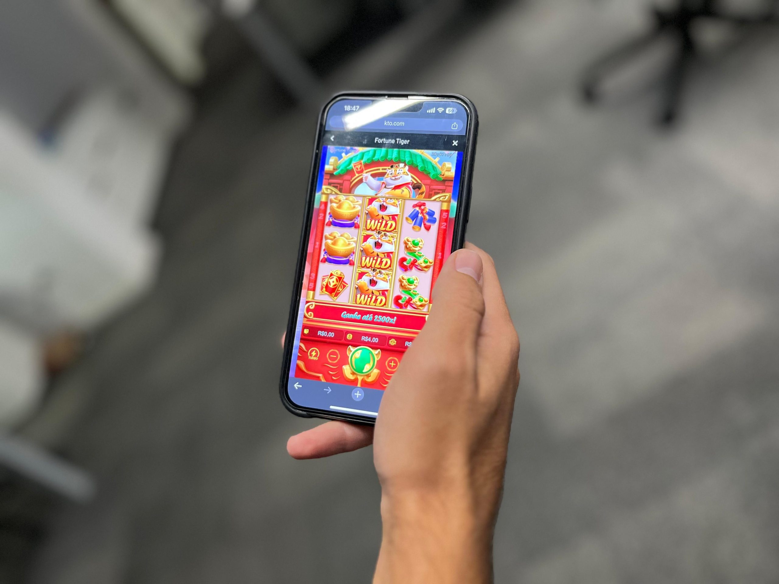 Jogo Fortune Tiger, conhecido como jogo do tigrinho