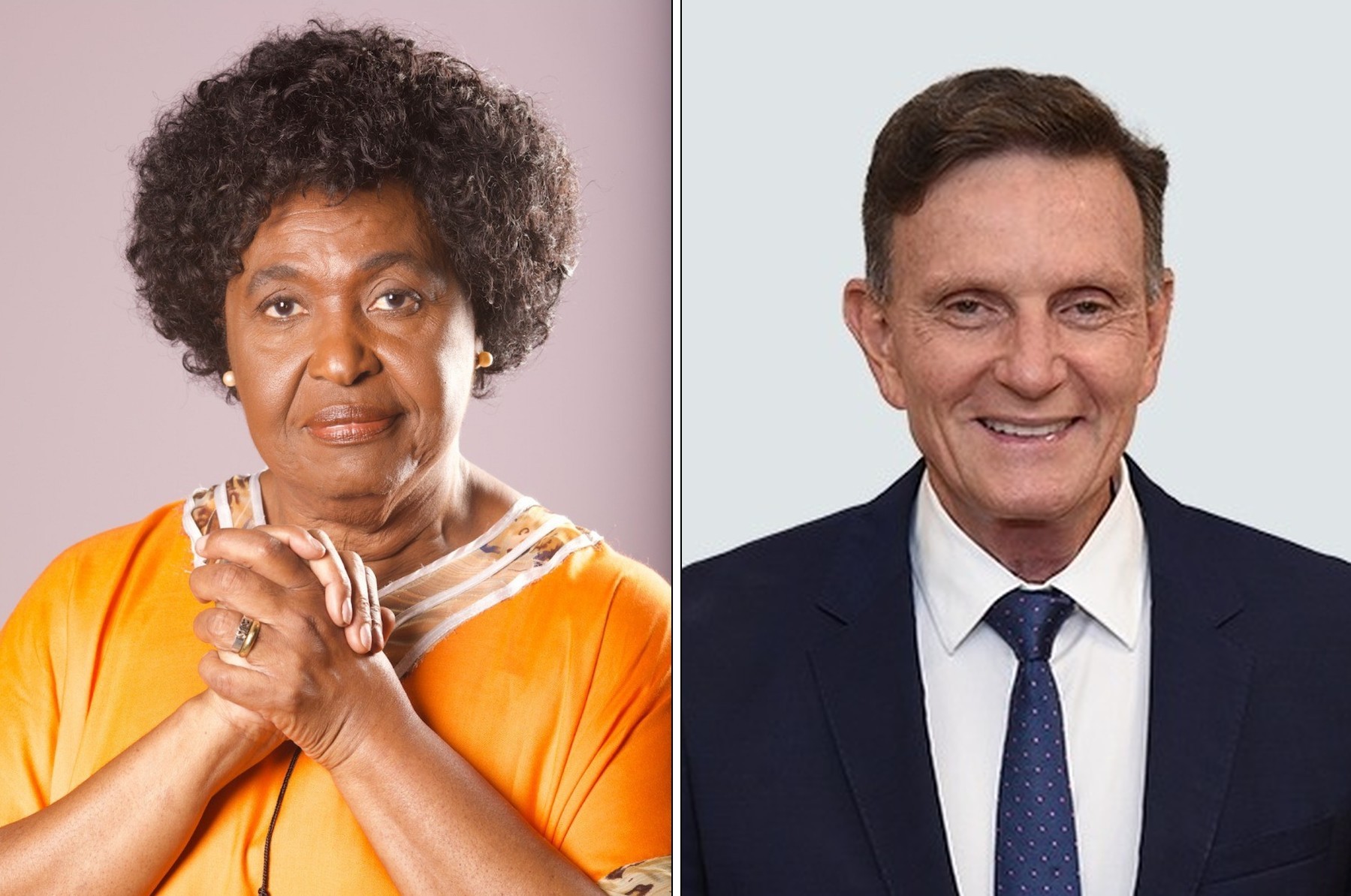 Benedita da Silva e Marcelo Crivella