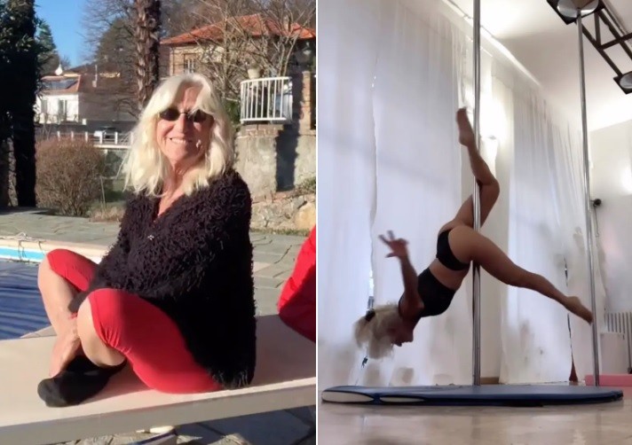 Idanna Abignente pratica pole dance