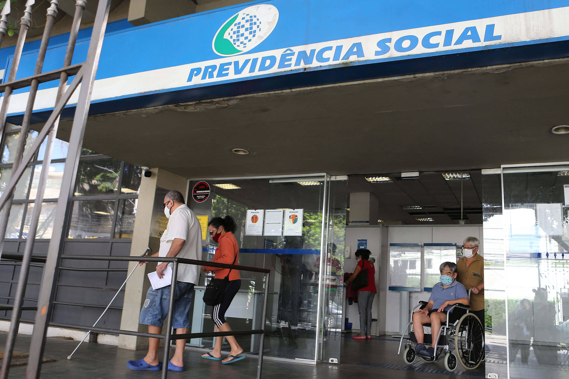 Agência do INSS na zona sul de São Paulo