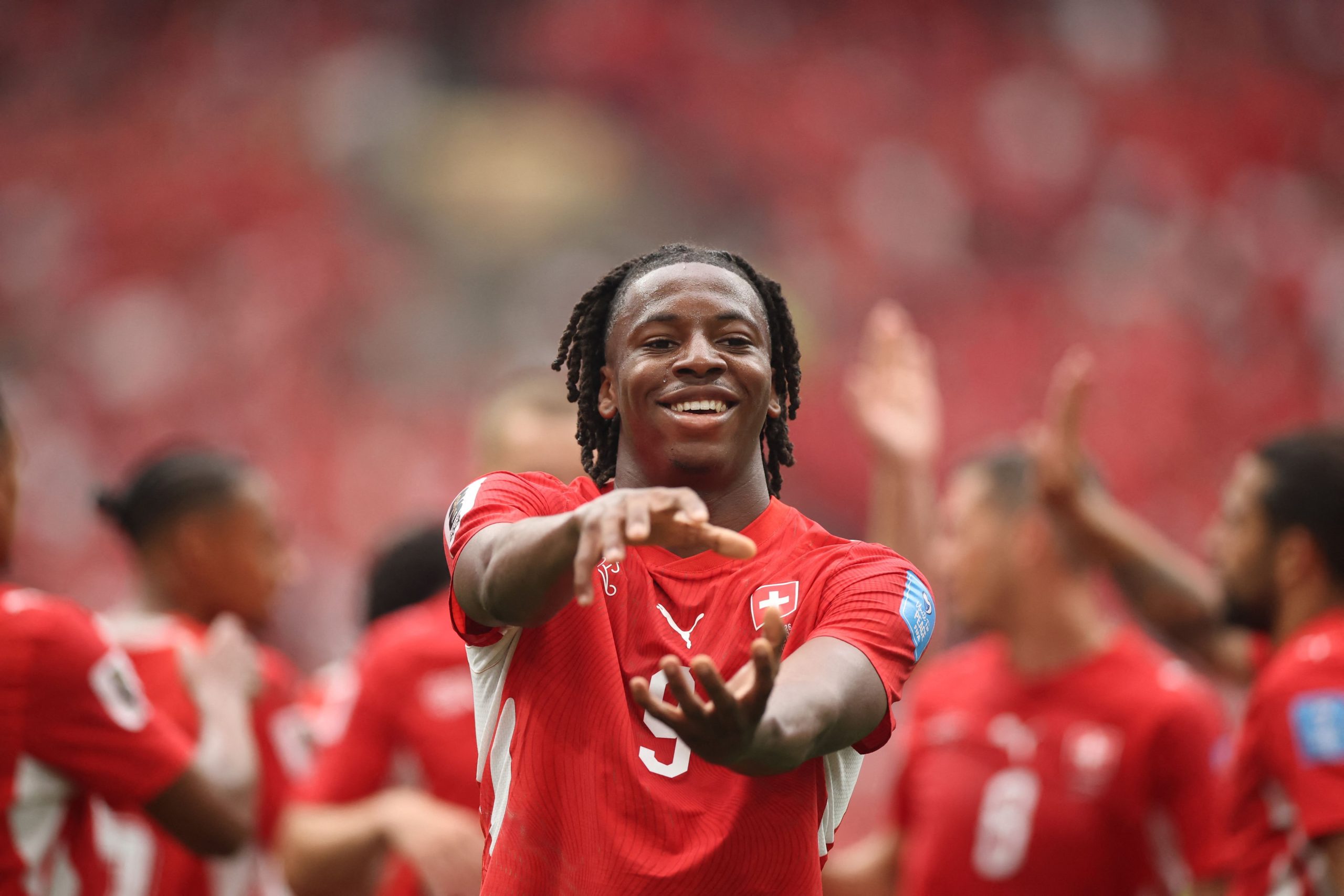 Johan Manzambi, jogador da seleção da Suíça