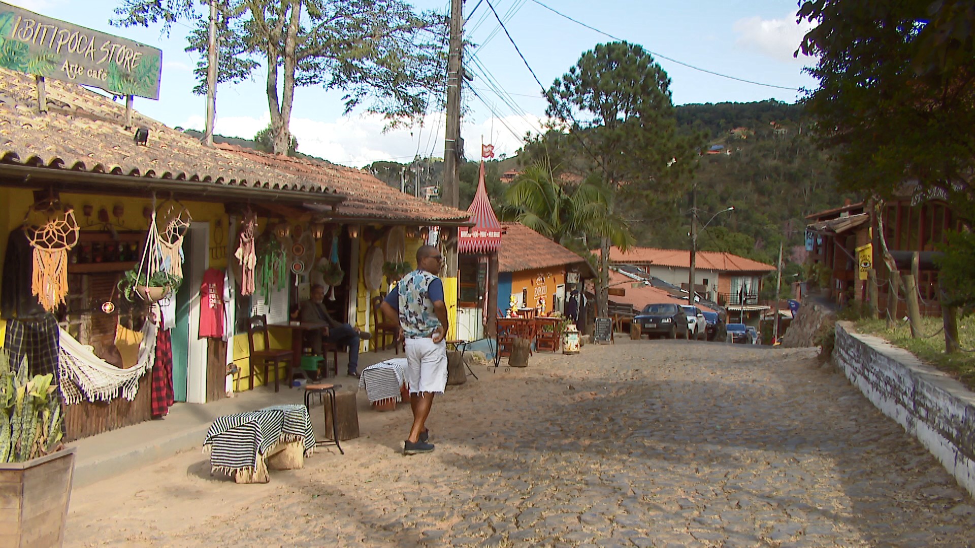Vista de Conceição de Ibitipoca, distrito de Lima Duarte, em Minas Gerais