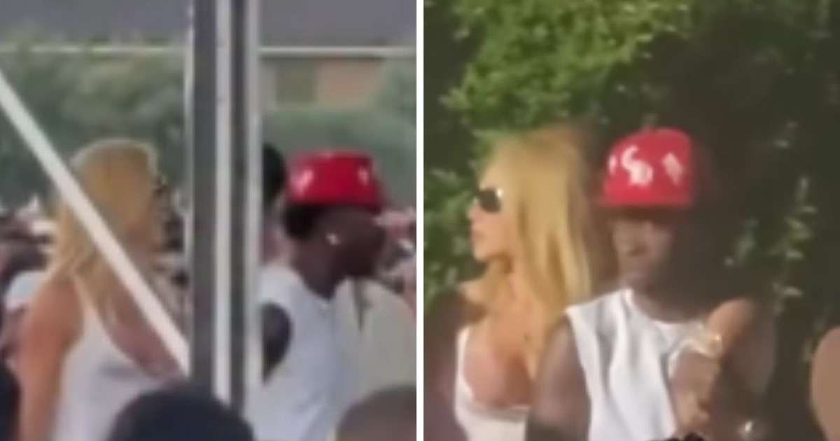 Virginia Fonseca e Vini Jr. no show de Bad Bunny em Milão