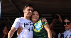 Nikolas Ferreira e Michelle Bolsonaro. Foto: Reprodução
