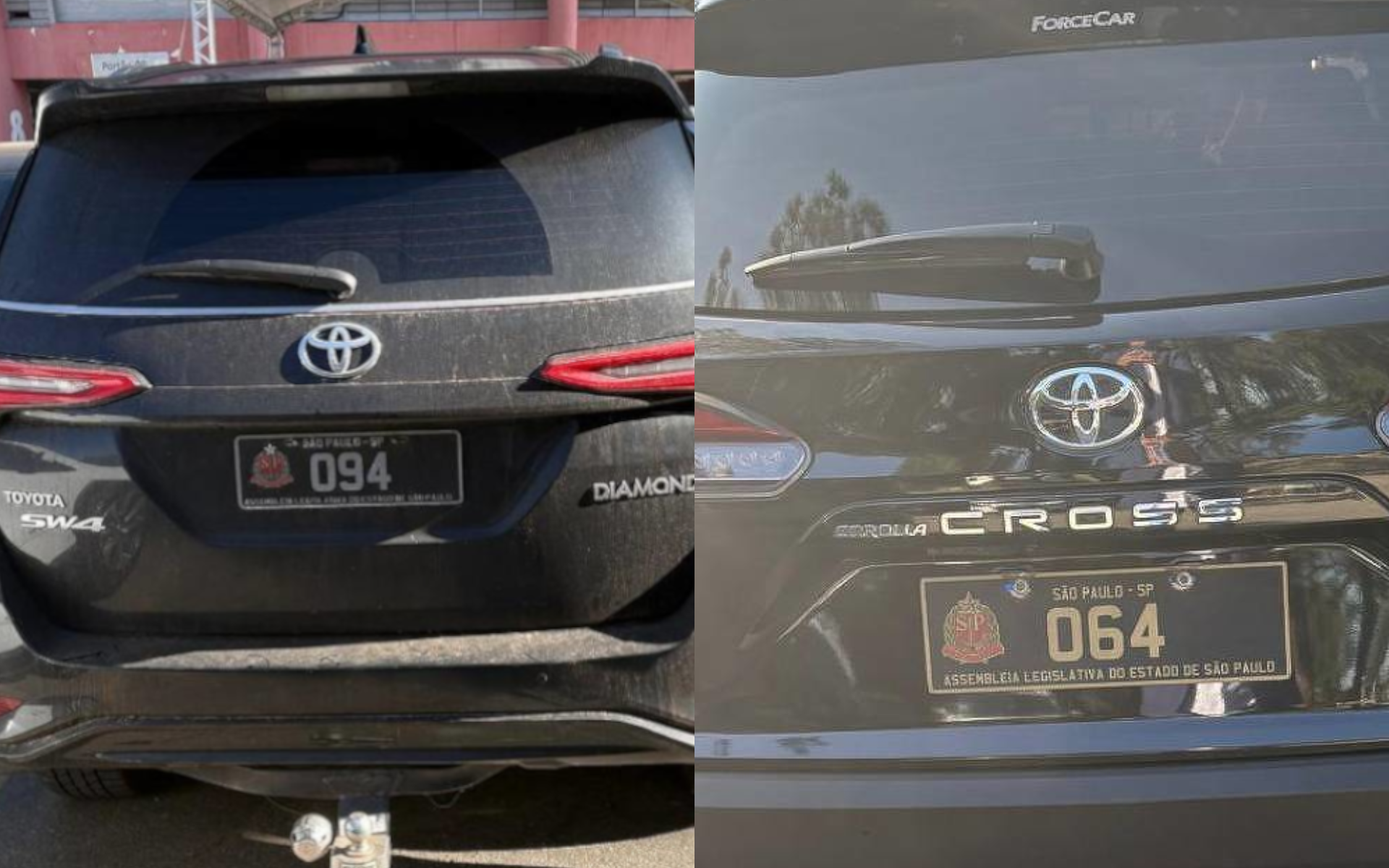 Rui Alves Altair Moraes Carros Oficiais
