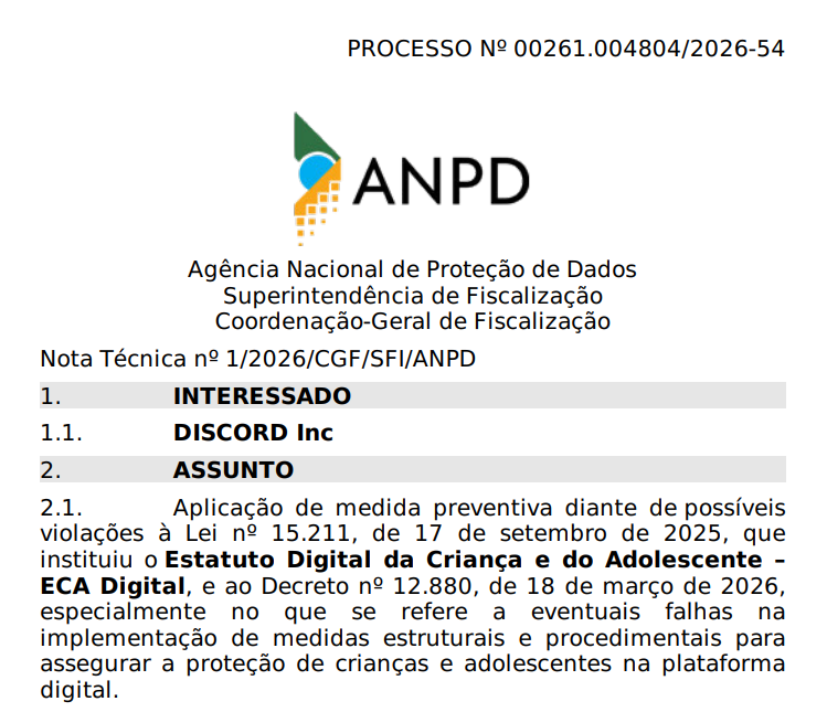 ANPD Discord