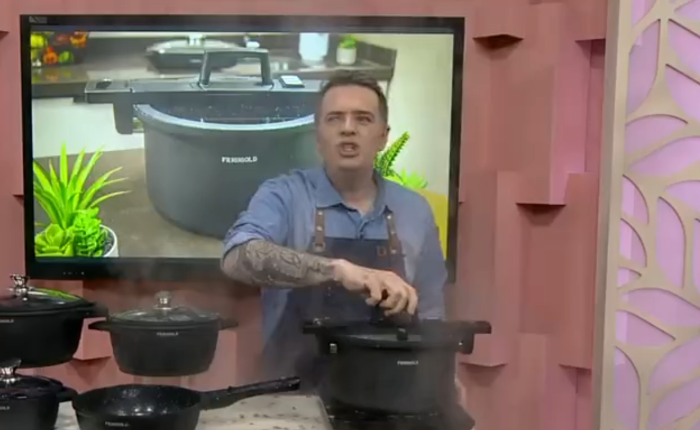 TV Aparecida panela de pressão