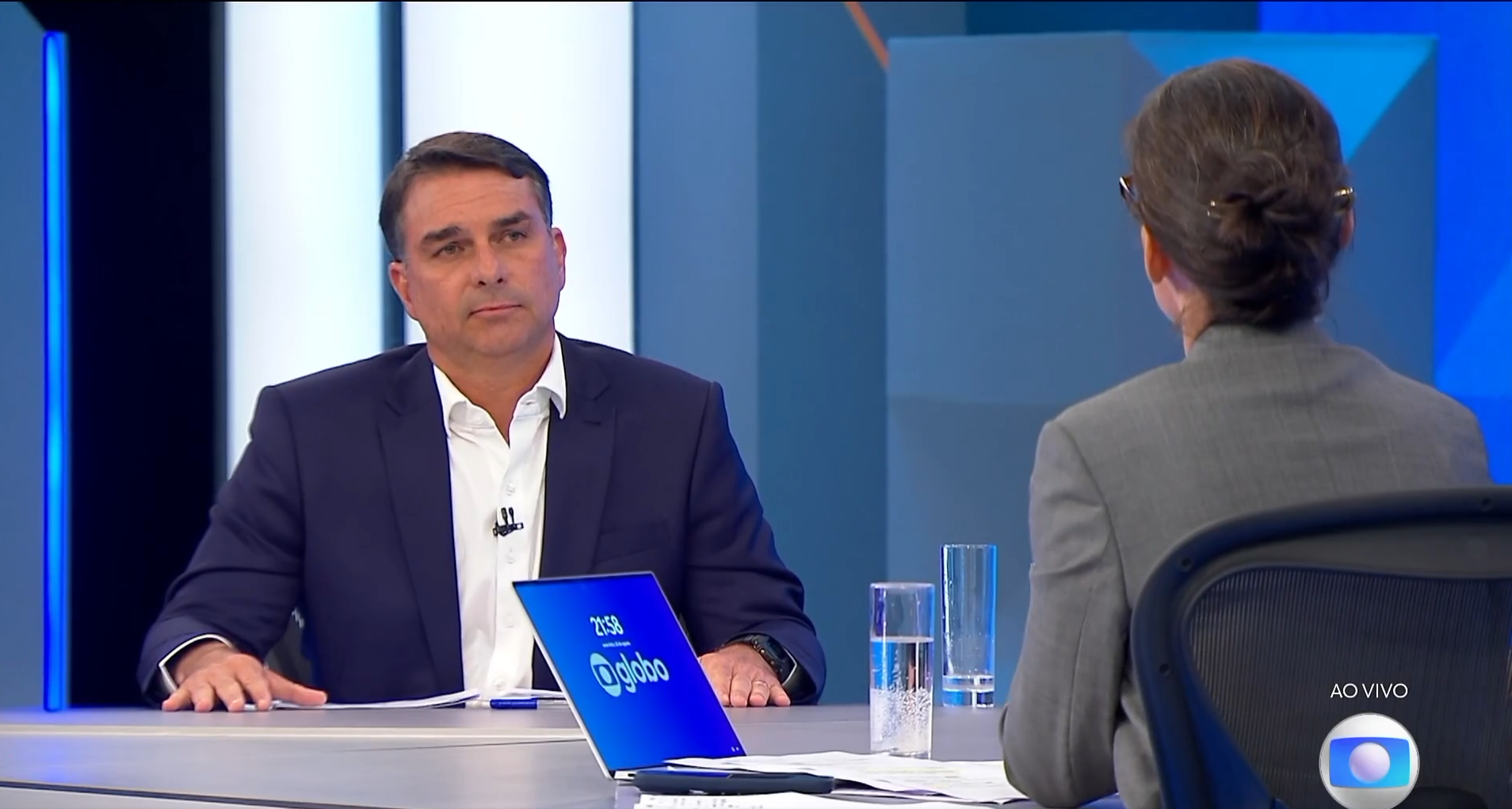 Flávio Bolsonaro Jornal Nacional