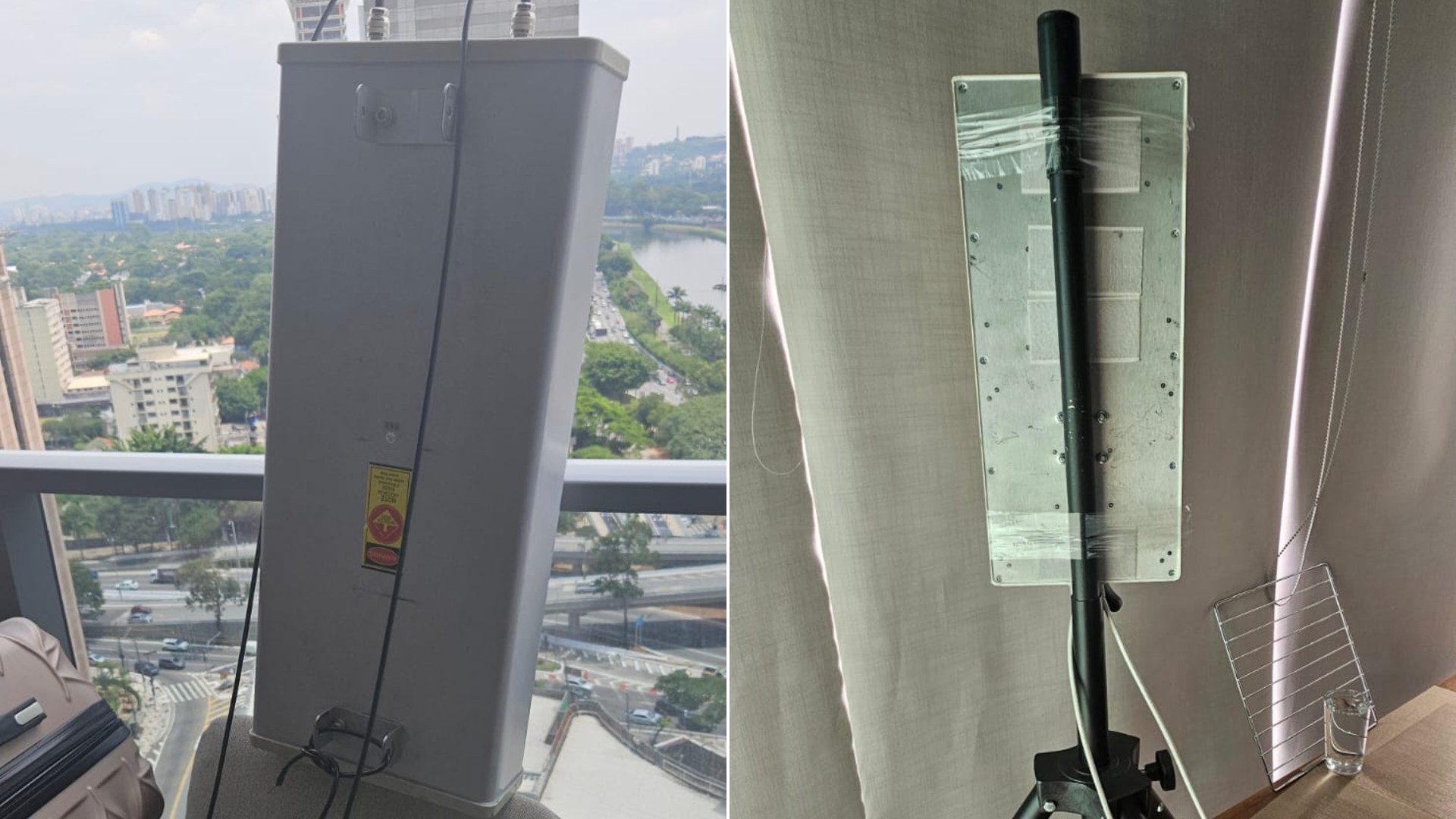 Antena falsa usada para disparar mensagens fraudulentas por SMS