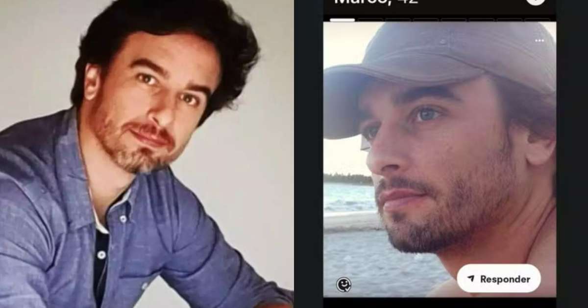 Perfil de Marco Furlan no aplicativo Tinder