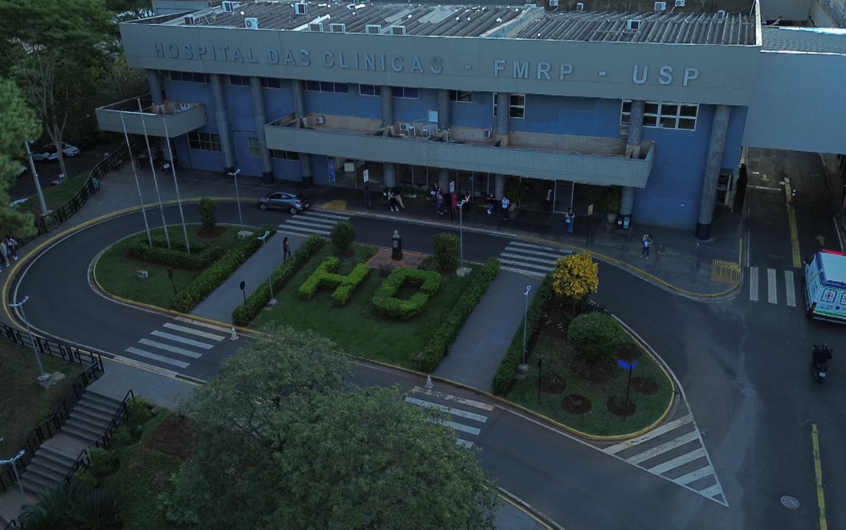 Fachada do Hospital das Clínicas de Ribeirão Preto