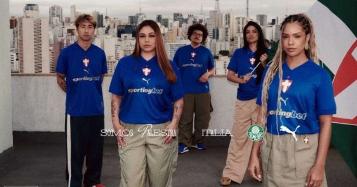 Terceiro uniforme azul do Palmeiras
