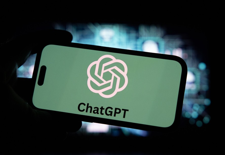 Interface do ChatGPT em tela de computador