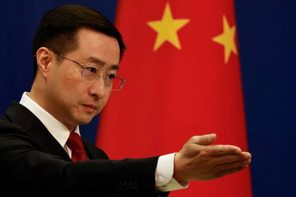 Lin Jian, porta-voz do Ministério das Relações Exteriores da China