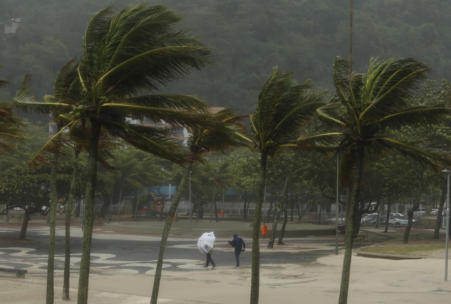 Vento forte no Rio de Janeiro