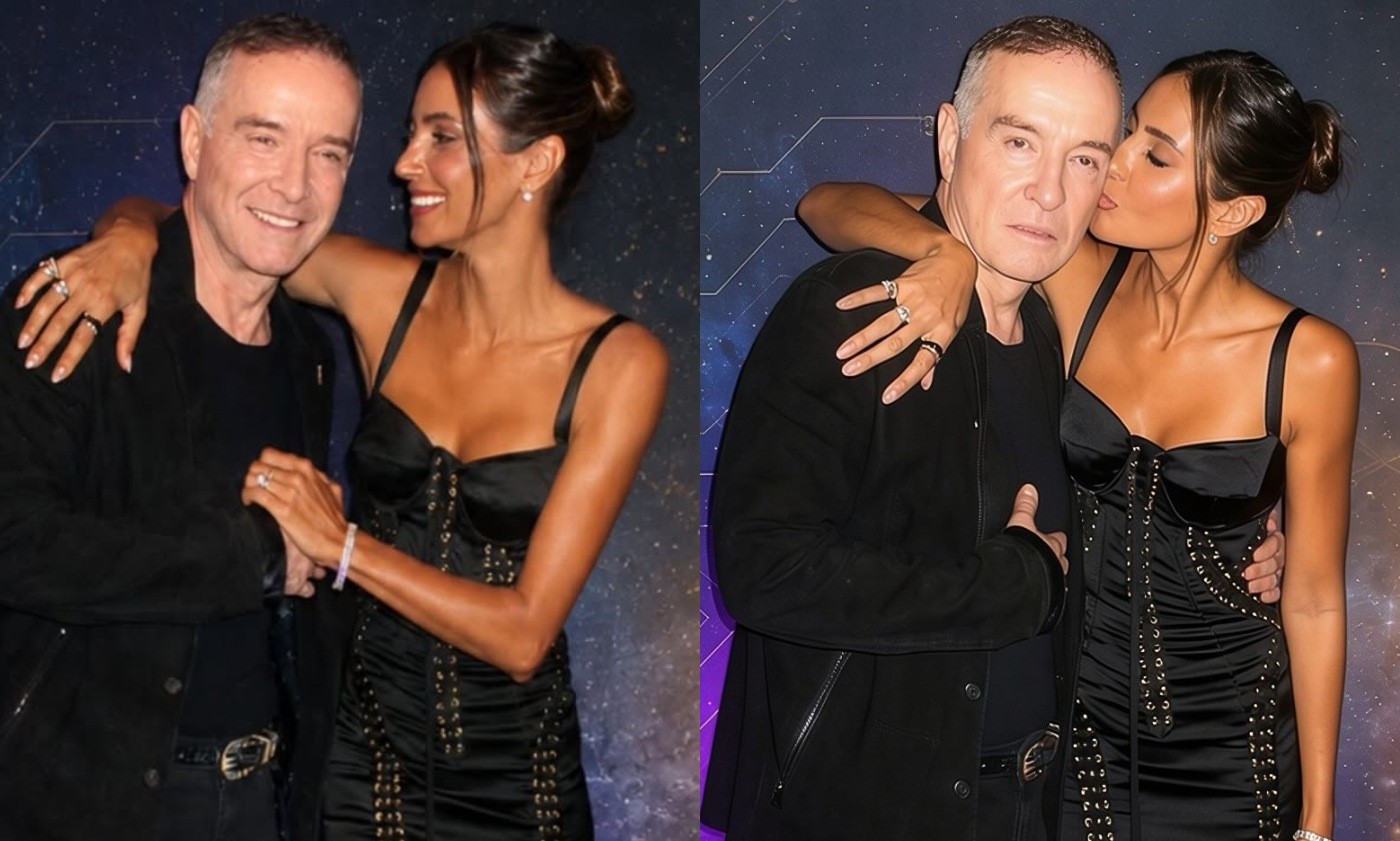 Eike Batista e Flavia Sampaio juntos em evento no Rio de Janeiro