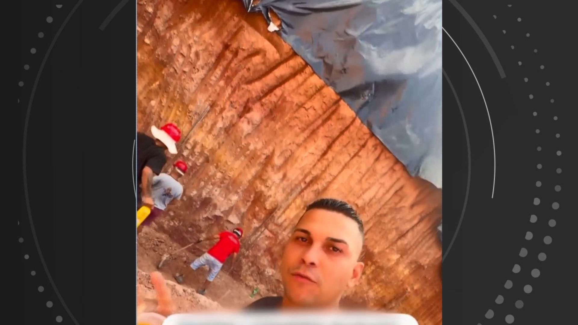 Vanderson André Santana em publicação nas redes sociais