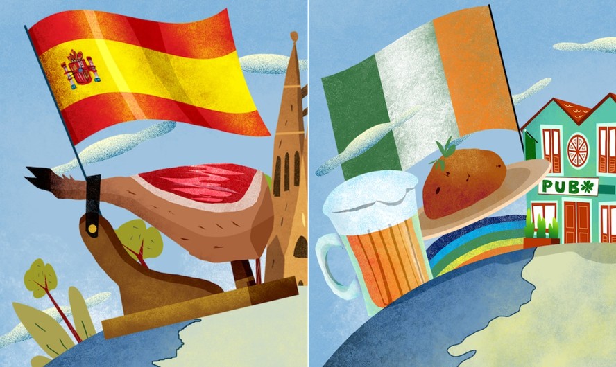 Guia compara condições para morar na Espanha e na Irlanda