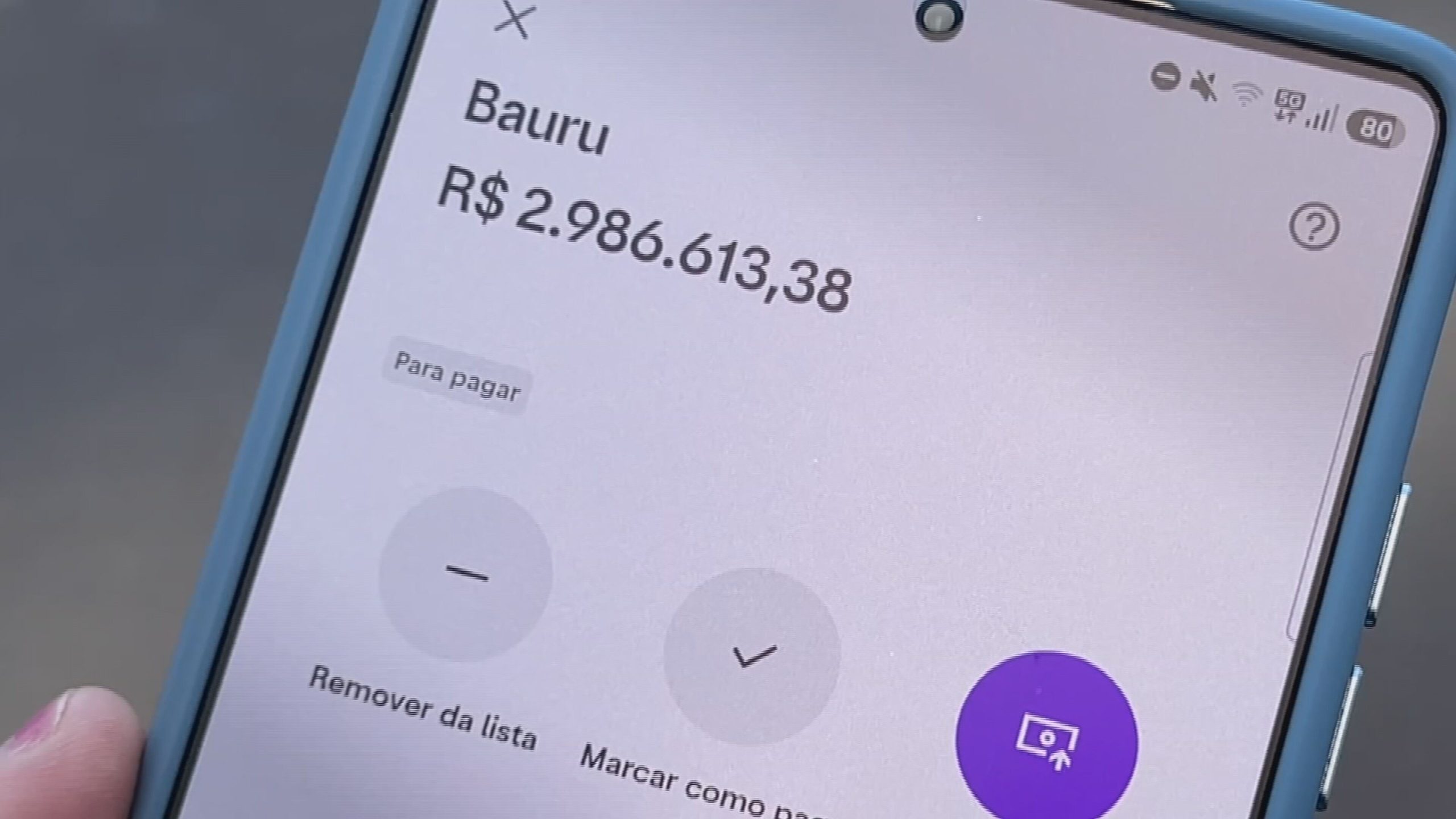 Conta de água com cobrança milionária enviada a morador de Bauru