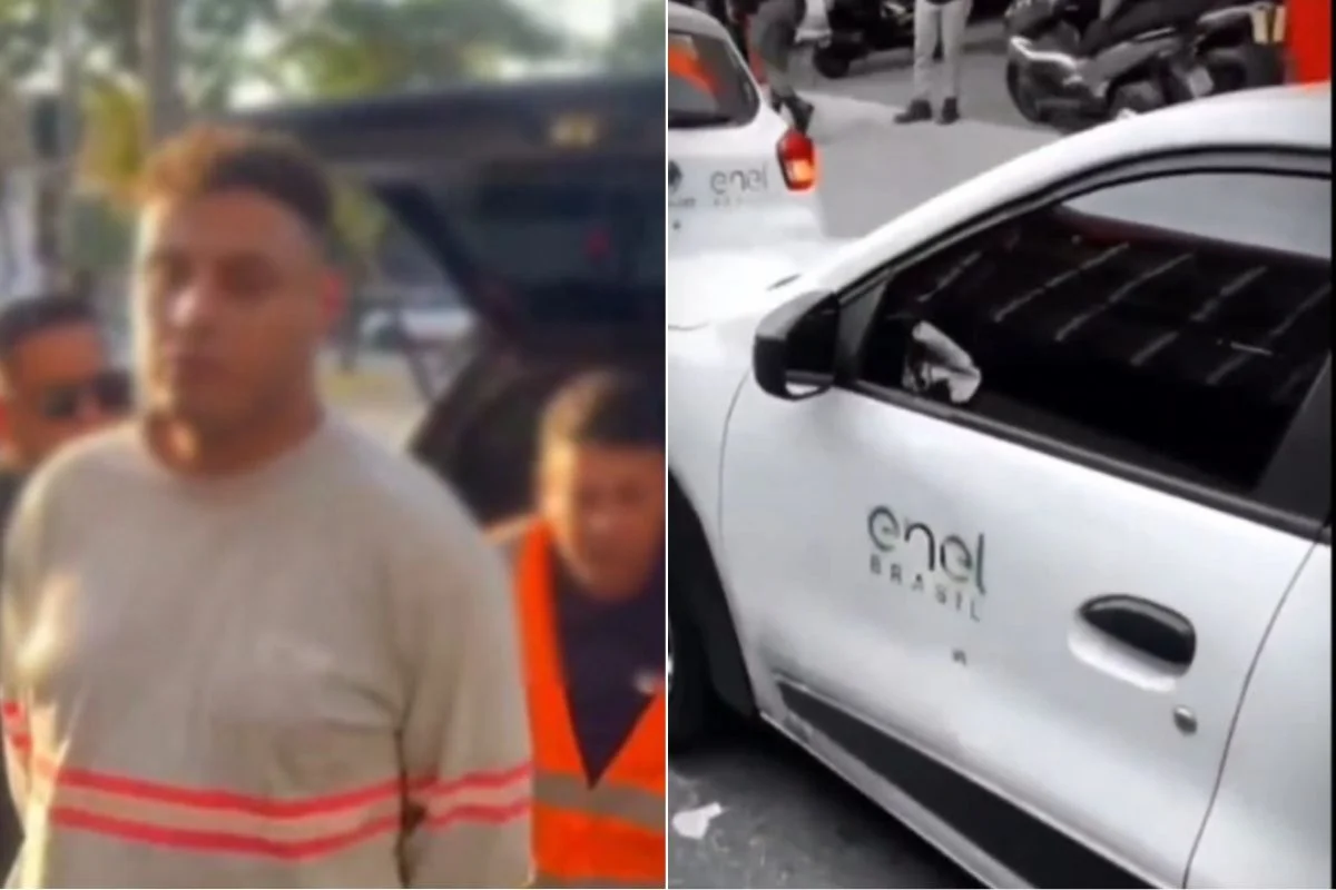 Veículos e uniformes usados por falsos funcionários da Enel