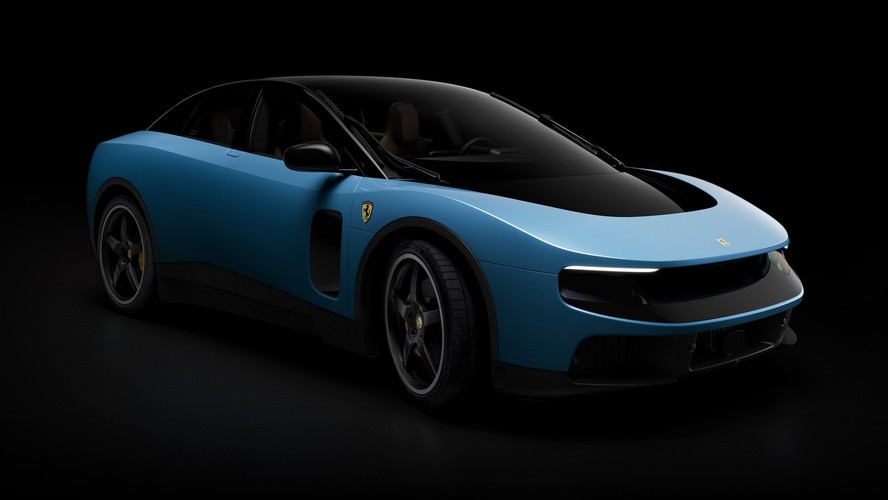 Ferrari Luce branca, primeiro carro elétrico da marca italiana