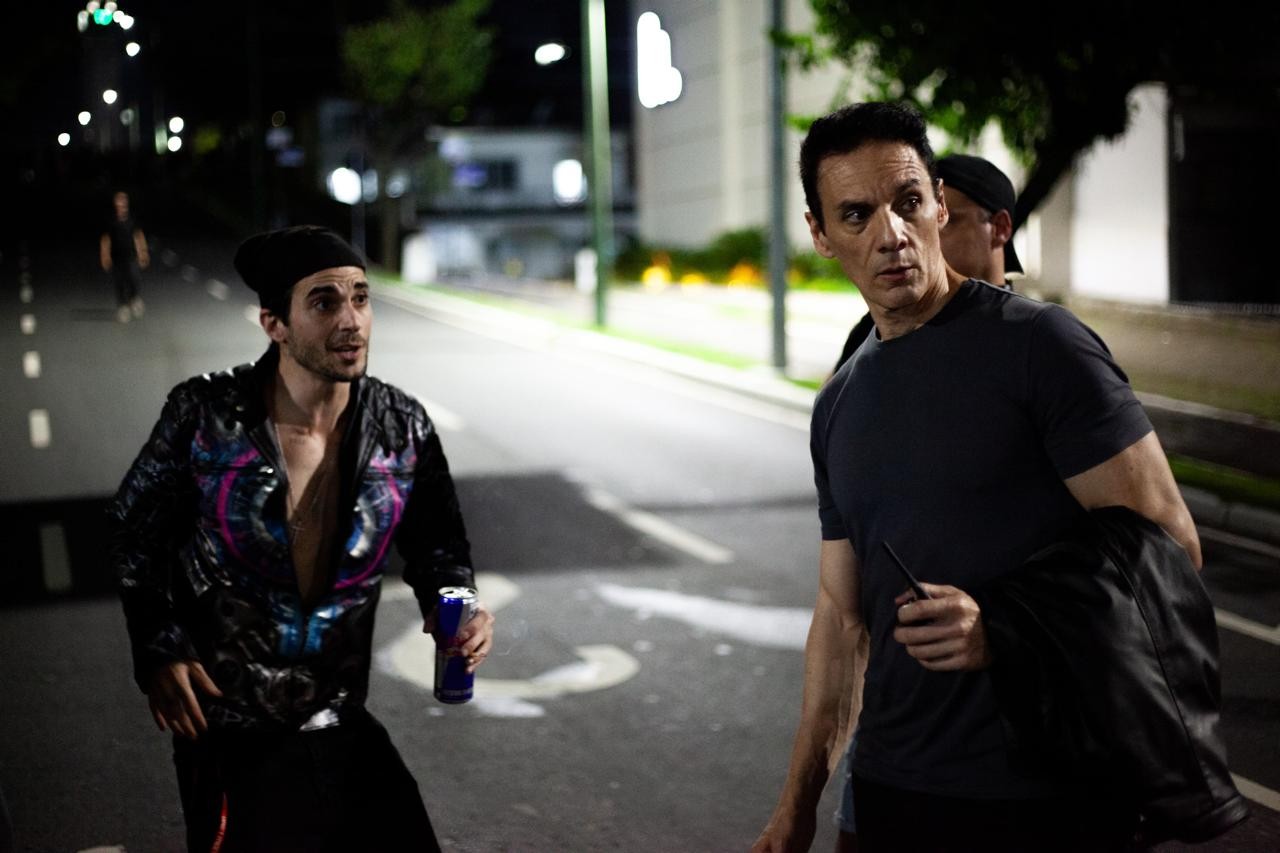 Carros usados em gravação de filme de ação no Centro de Campinas