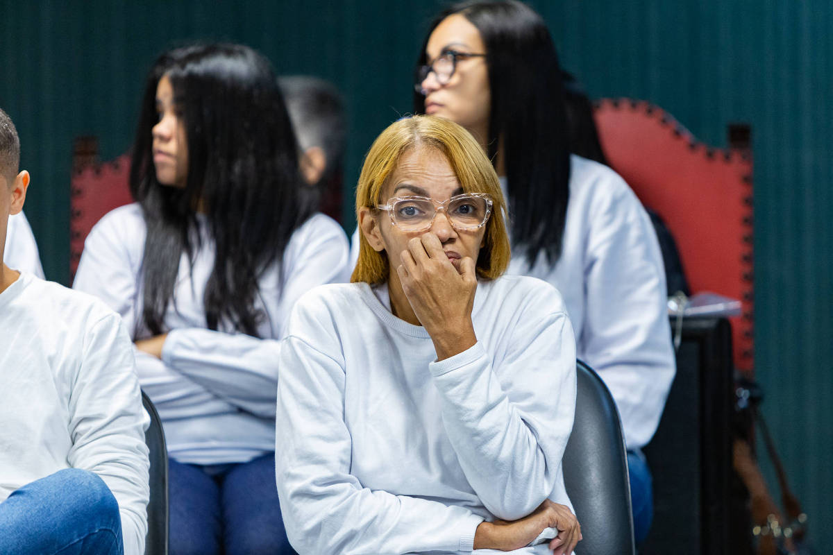 Flordelis durante julgamento no Tribunal de Justiça do Rio de Janeiro