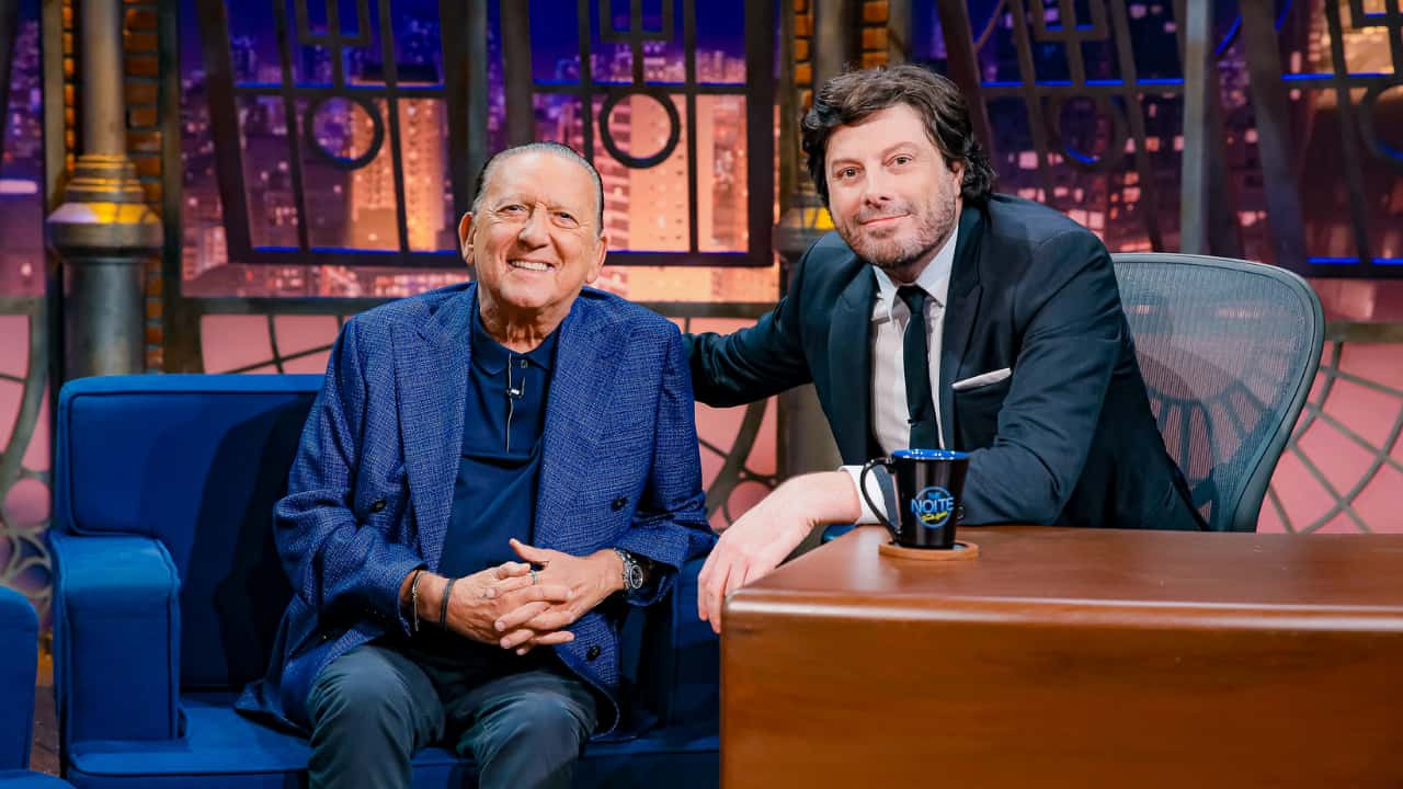 Galvão Bueno no The Noite com Danilo Gentili