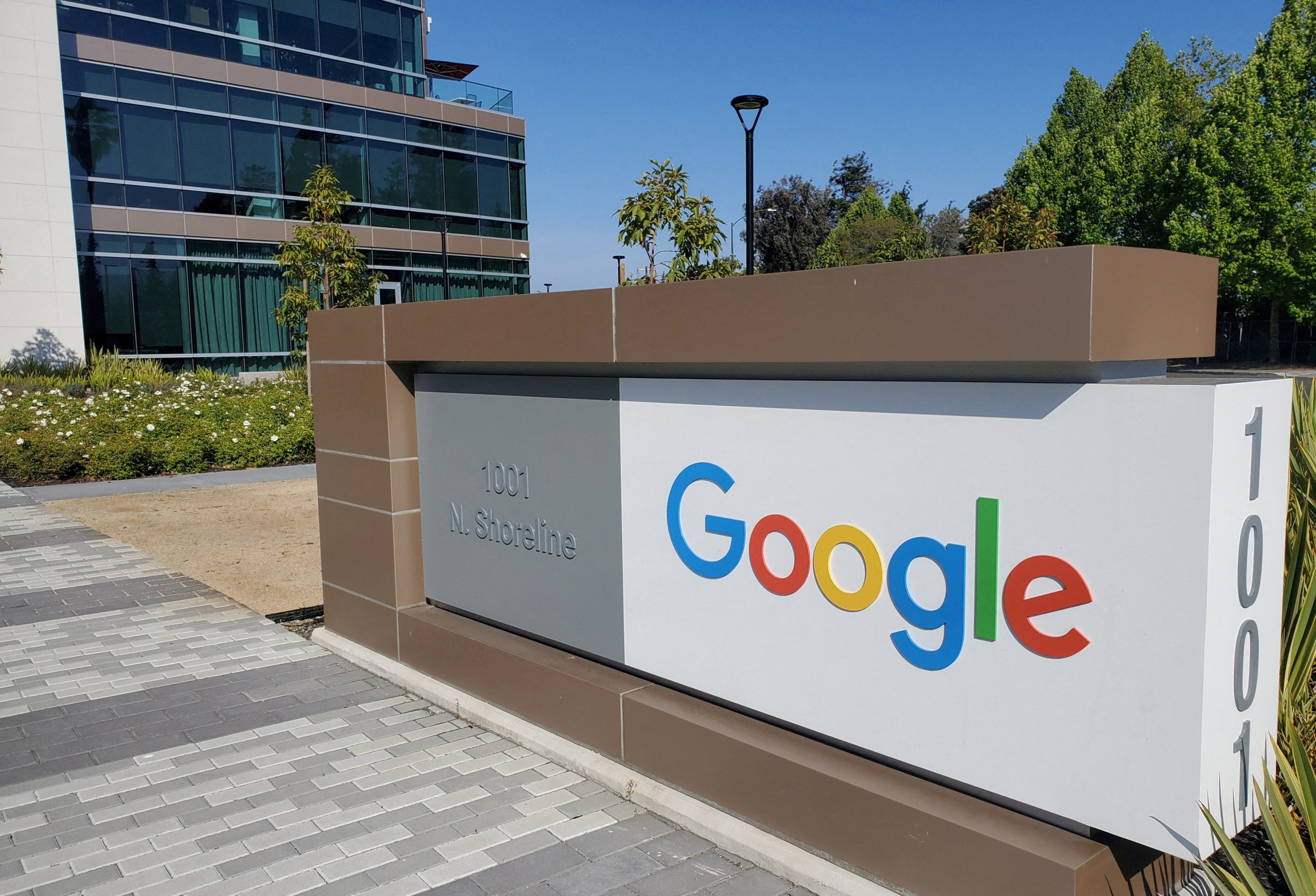 Logotipo do Google em escritório da empresa