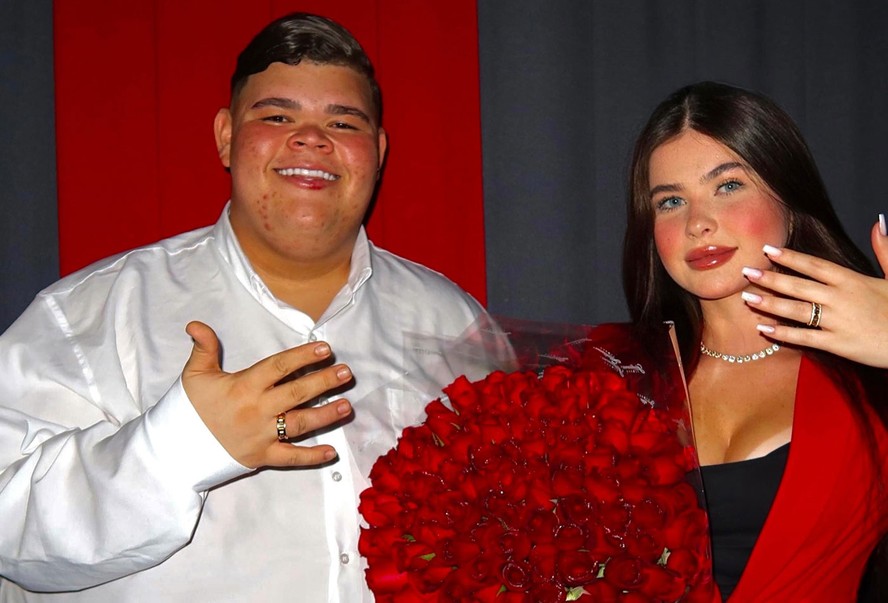 Nicolle Caroline e Gordão da XJ juntos