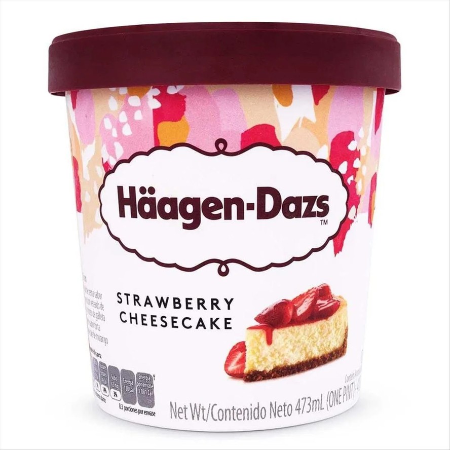 Pote de sorvete Häagen-Dazs
