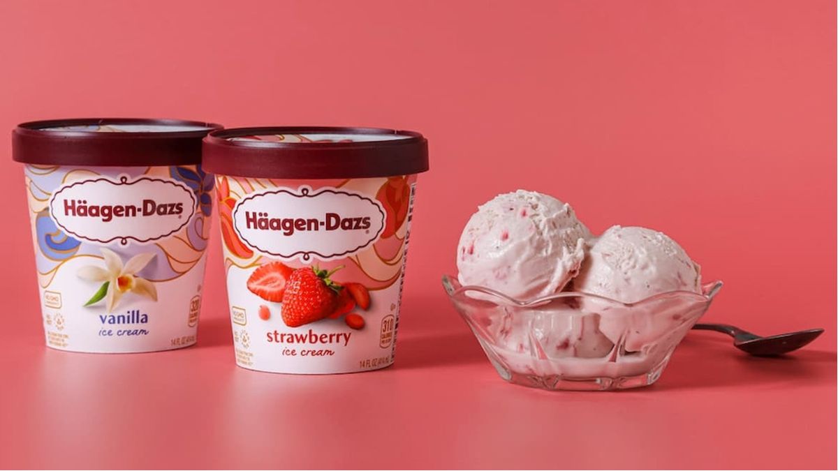 Pote de sorvete Häagen-Dazs