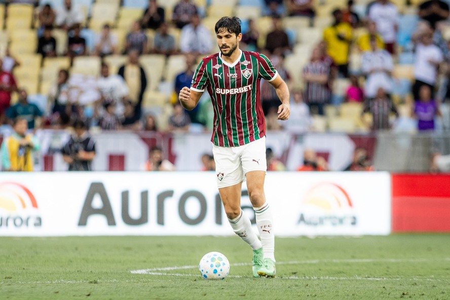 Igor Rabello durante partida do Fluminense