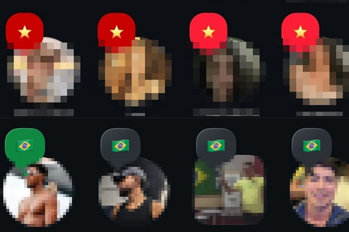 Notas do Instagram com mensagens de apoio político