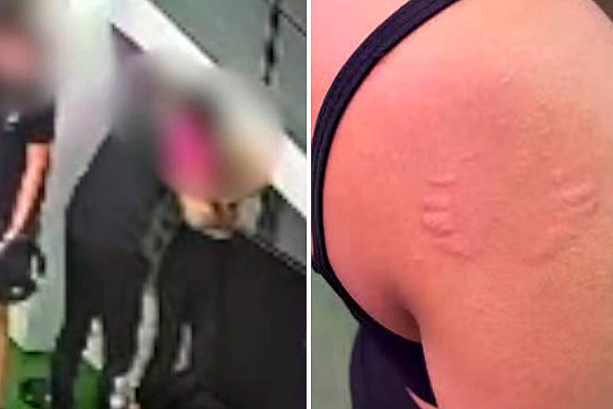 Academia de musculação com aparelhos de treino